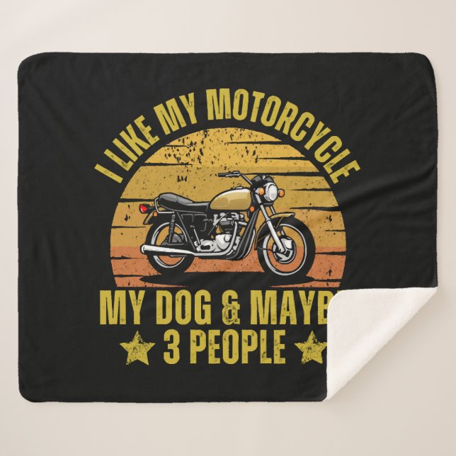 Dog Motorrad Sherpadecke (Vorderseite (Horizontal))