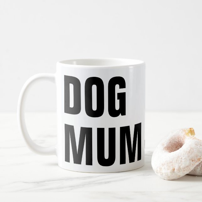 Dog Mum Photo Mug (Avec donut)