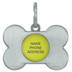 Dog Name, Telefon und Foto anpassen, personalisier Tiermarke