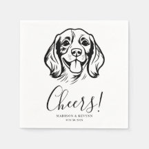 Dog Napkins Wedding