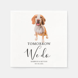 Dog Napkins Wedding Serviette