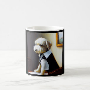 Dog Newspaper Editor Kaffeetasse