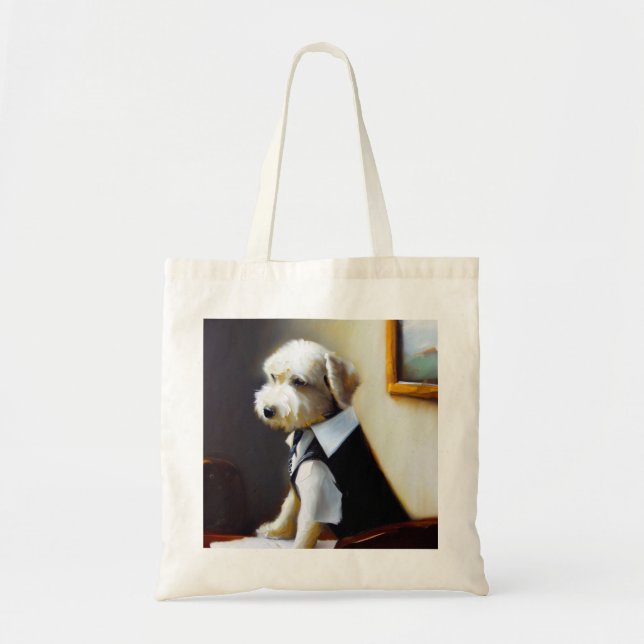 Dog Newspaper Editor Tragetasche (Vorne)
