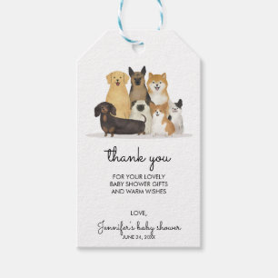 Dog Niedlich Vielen Dank Geschenkanhänger