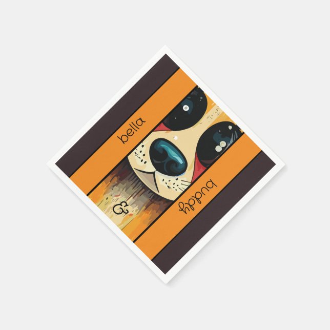 Dog Nose Serviette (Ecke)