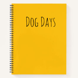 Dog-Notebook Notizbuch