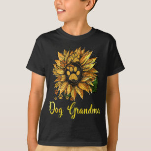 Dog Oma Sonnenblume Niedliche Familiengeschenke Ap T-Shirt