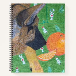 Dog&Orange Notebook Notizbuch