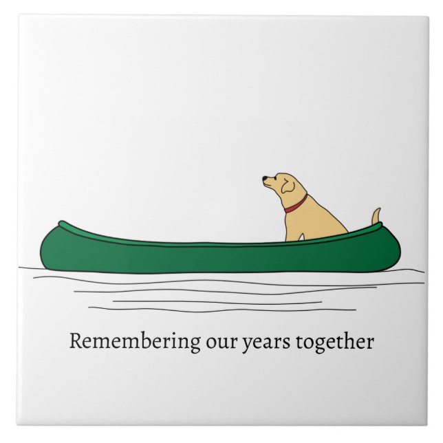 Dog Paddle Memory Fliese (Vorderseite)