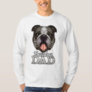 Dog Papa Bulldog Vater gibt Englisch Bulldog Gesch T-Shirt