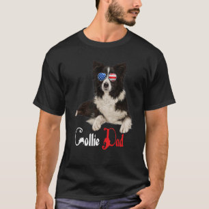 Dog Papa Puppy Vater Collie T-Shirt
