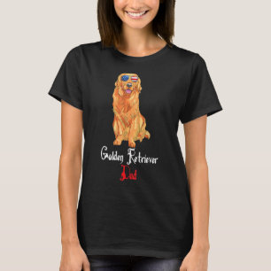 Dog Papa Welppy Vater Golden Retriever T-Shirt