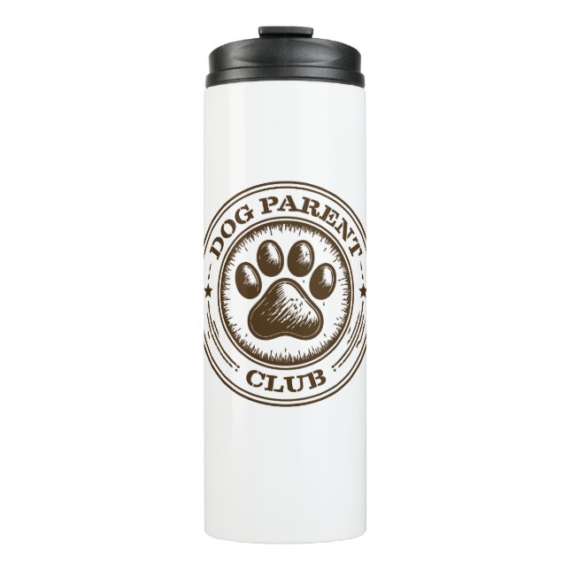 Dog Parent Club, Proudly Loyal & Loving Thermosbecher (Vorderseite)