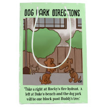 Dog Park Directions Geschenktüte