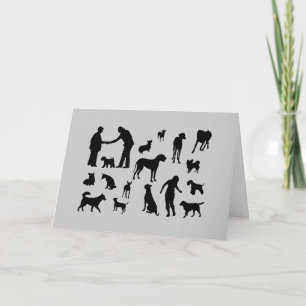 Dog Partners Sympathy Card Karte