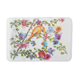 DOG PAW DRUCKEN GELBE BIRD BADEMATTE