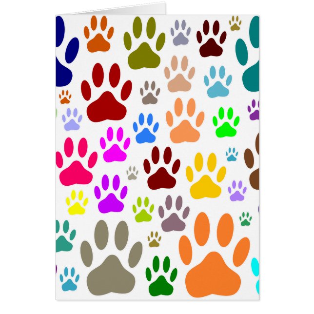 Dog Paw druckt überall (Vorne)