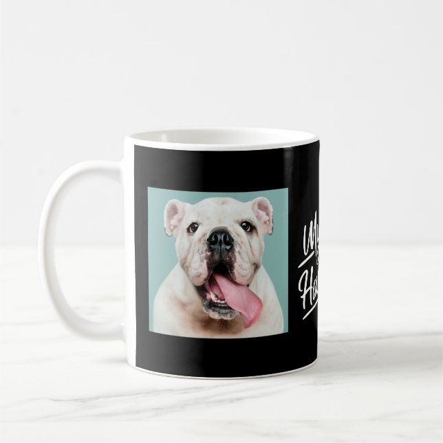 Dog Paw Foto Kaffeetasse (Links)