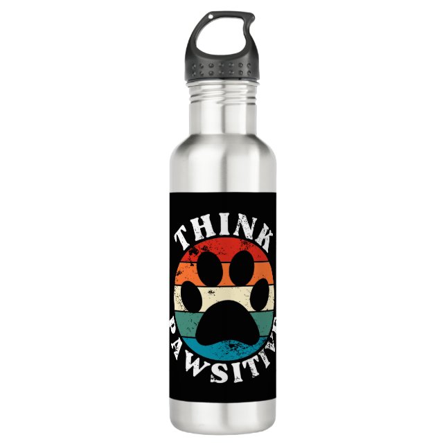 Dog Paw für pawsitiv Edelstahlflasche (Vorderseite)