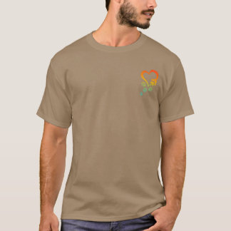 Dog Paw Heart Baby Dog Paws Dog Eigentümer Dog Paw T-Shirt