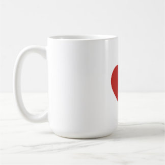 Dog Paw Heart Mug – Cute Dog Lover Coffee Cup Gift