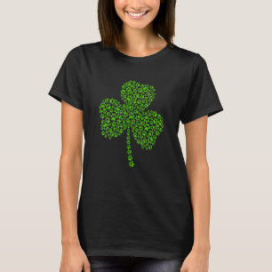 Dog Paw Kleeblatt St Patricks Day Cat Saint Pattys T-Shirt