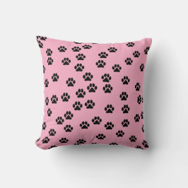 Dog Paw Muster Throw Kissen