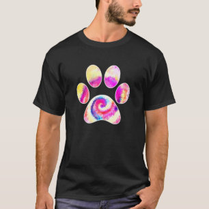 Dog Paw Print Dog Aquarell Paw T-Shirt