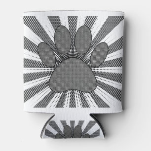 Dog Paw Print Manga Style Dosenkühler
