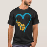 Dog Paw Print Menorah Hanukkah Chanukah Jüdisch H T-Shirt<br><div class="desc">Dog Paw Print Menorah Hanukkah Chanukah Judenurlaub</div>