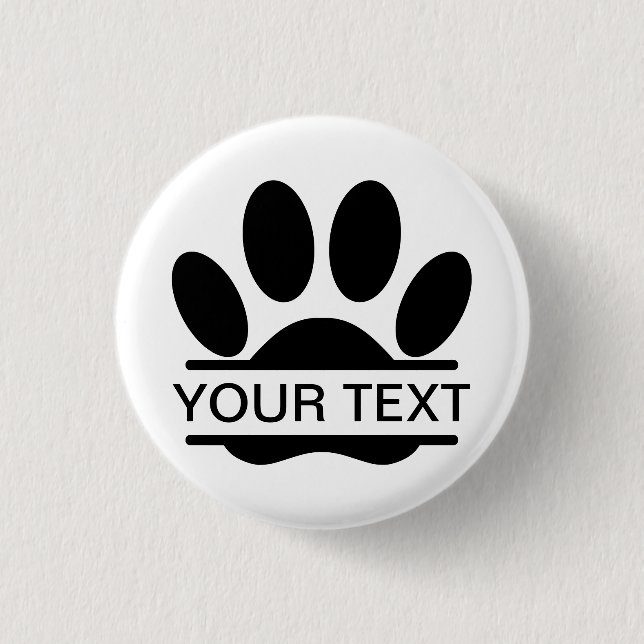 Dog Paw Print Split Zeichnend Tablette mit benutze Button (Vorderseite)