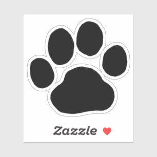 Dog Paw Print Süße Tier Track Vinyl Sticker