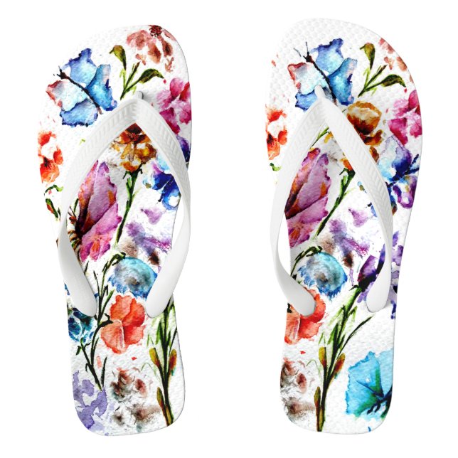 DOG PAW PRINTS FLIP FLOPS (Fußbett)