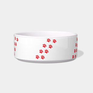 Dog Paw Prints Napf