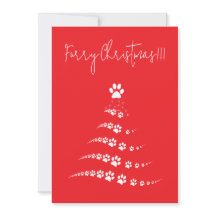 Dog Paw Weihnachtsbaum | Weihnachten
