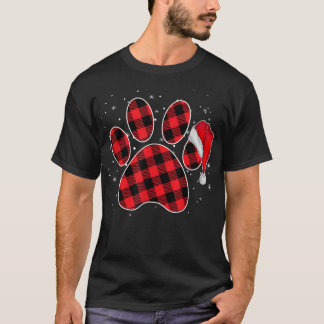 Dog Paw Weihnachtspajamas für Familien Matching Ou T-Shirt