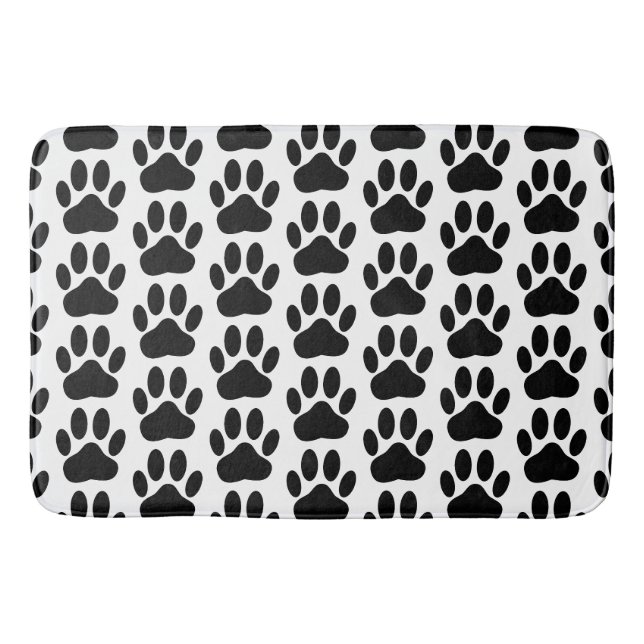 Dog Pawprint Badematte (Vorderseite)