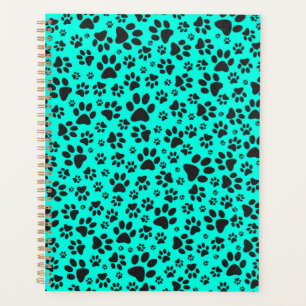 Dog Paws Black and White Polka Dot on viviviviane Planer