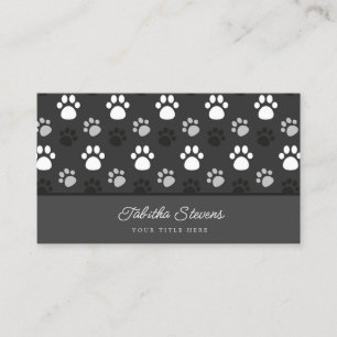 Dog Paws Business Card Visitenkarte