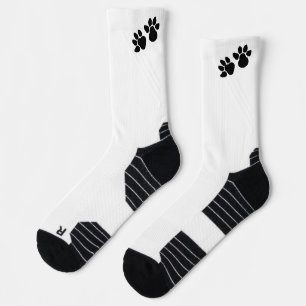 Dog Pay Icon - Schwarz & Weiß Socken