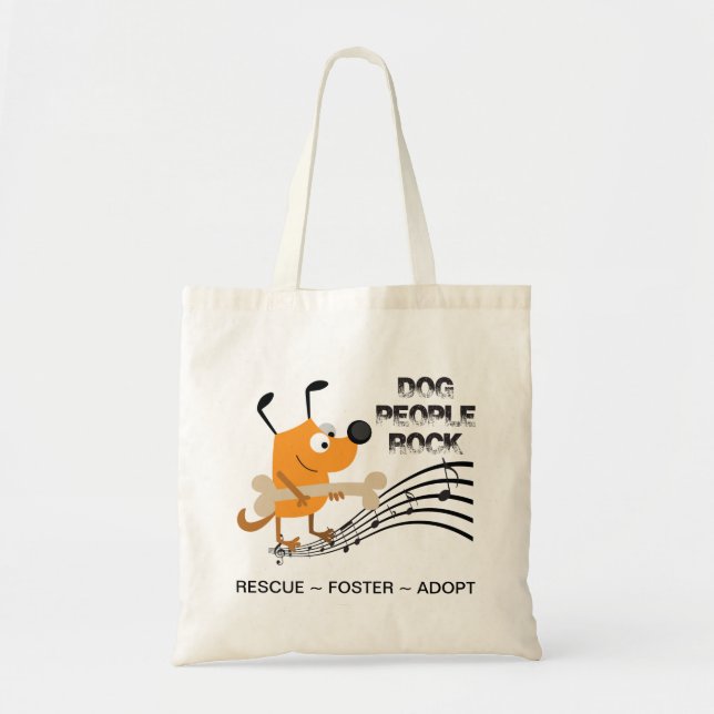 Dog People Tote Tragetasche (Vorne)