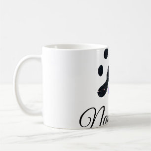 Dog Pfow schwarzes Haustier hinzufügen Name Text T Kaffeetasse