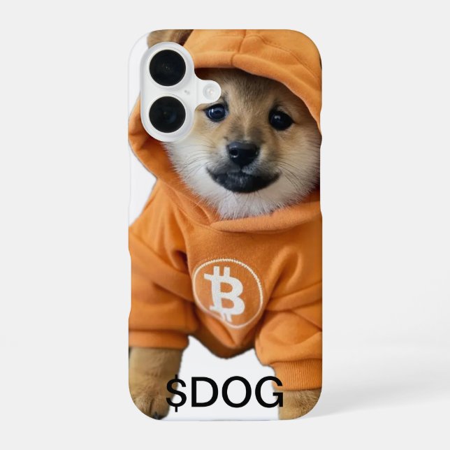 DOG Phone Case iPhone 16 Hülle (Rückseite)