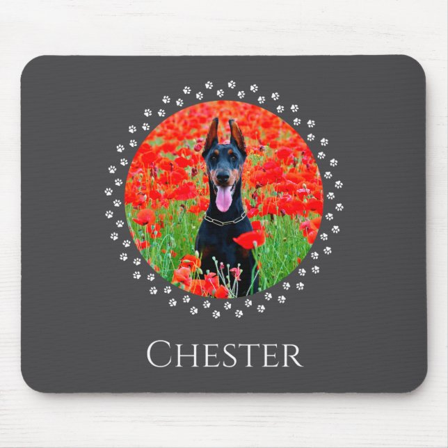 Dog Photo Shirt D Pet Gift  Mousepad (Vorne)