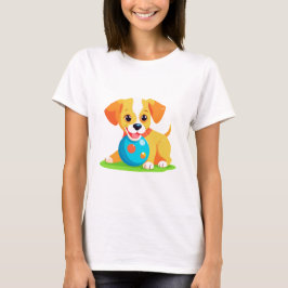 Dog Playing Ball T-Shirt