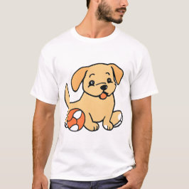 Dog Playing Ball T-Shirt