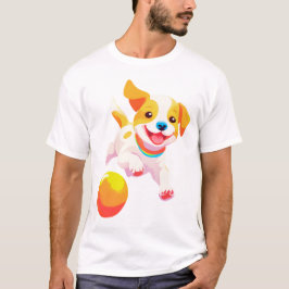 Dog Playing Ball T-Shirt