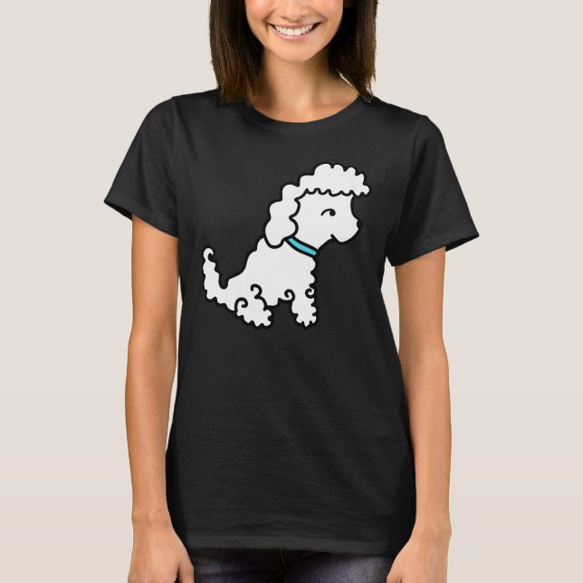 Dog Poodle T-Shirt (Vorderseite)