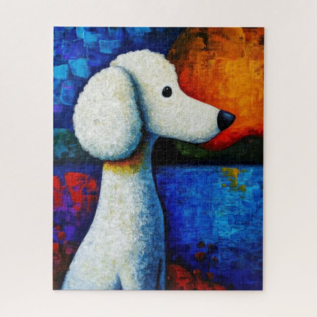 Dog Portrait Art Puzzle (Vertikal)