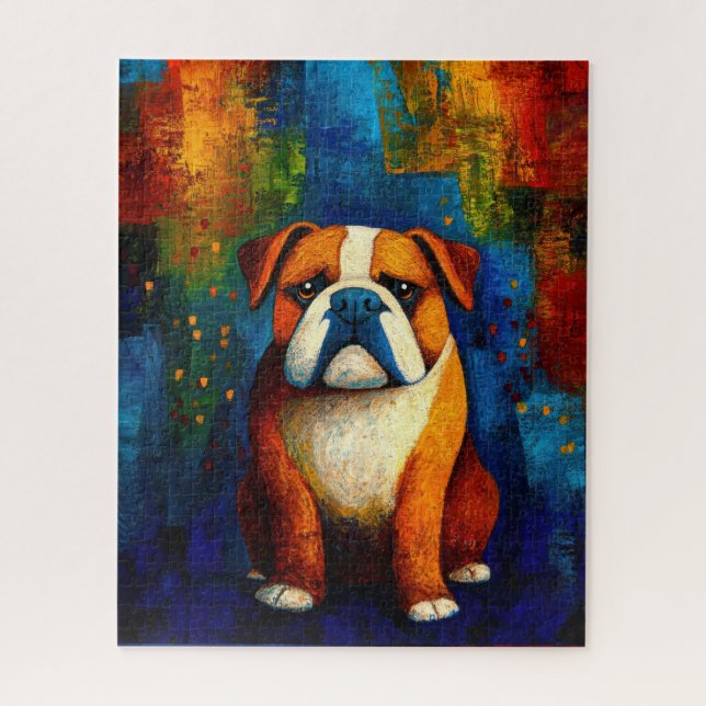 Dog Portrait Art Puzzle (Vertikal)